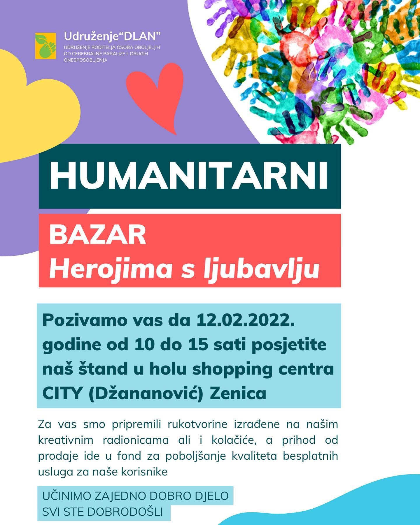 Humanitarni bazar "Herojima s ljubavlju" u Zenici